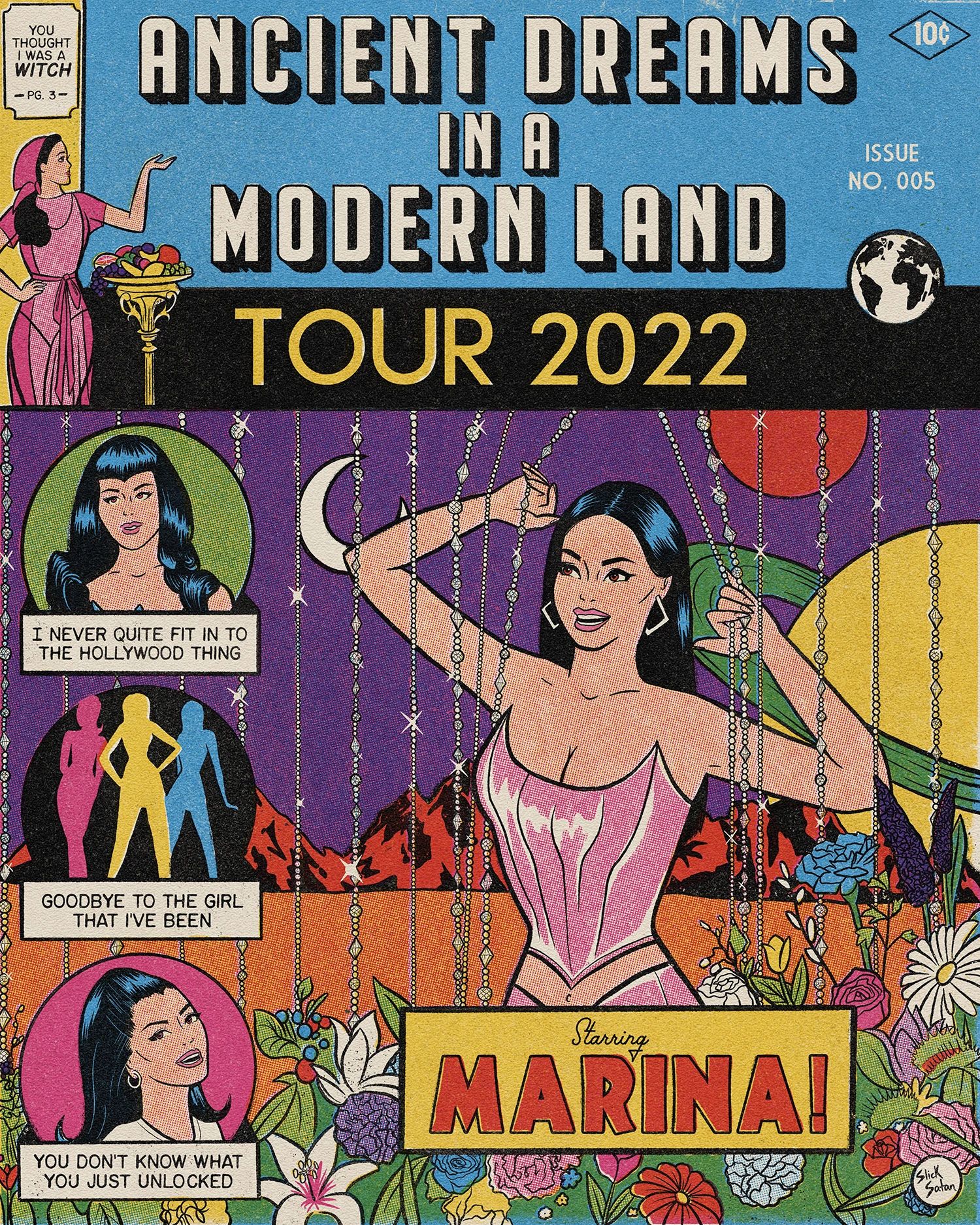 Ancient Dreams in a Modern Land Tour 2022 Poster Ancient Dreams in a Modern Land Tour 2022 Poster