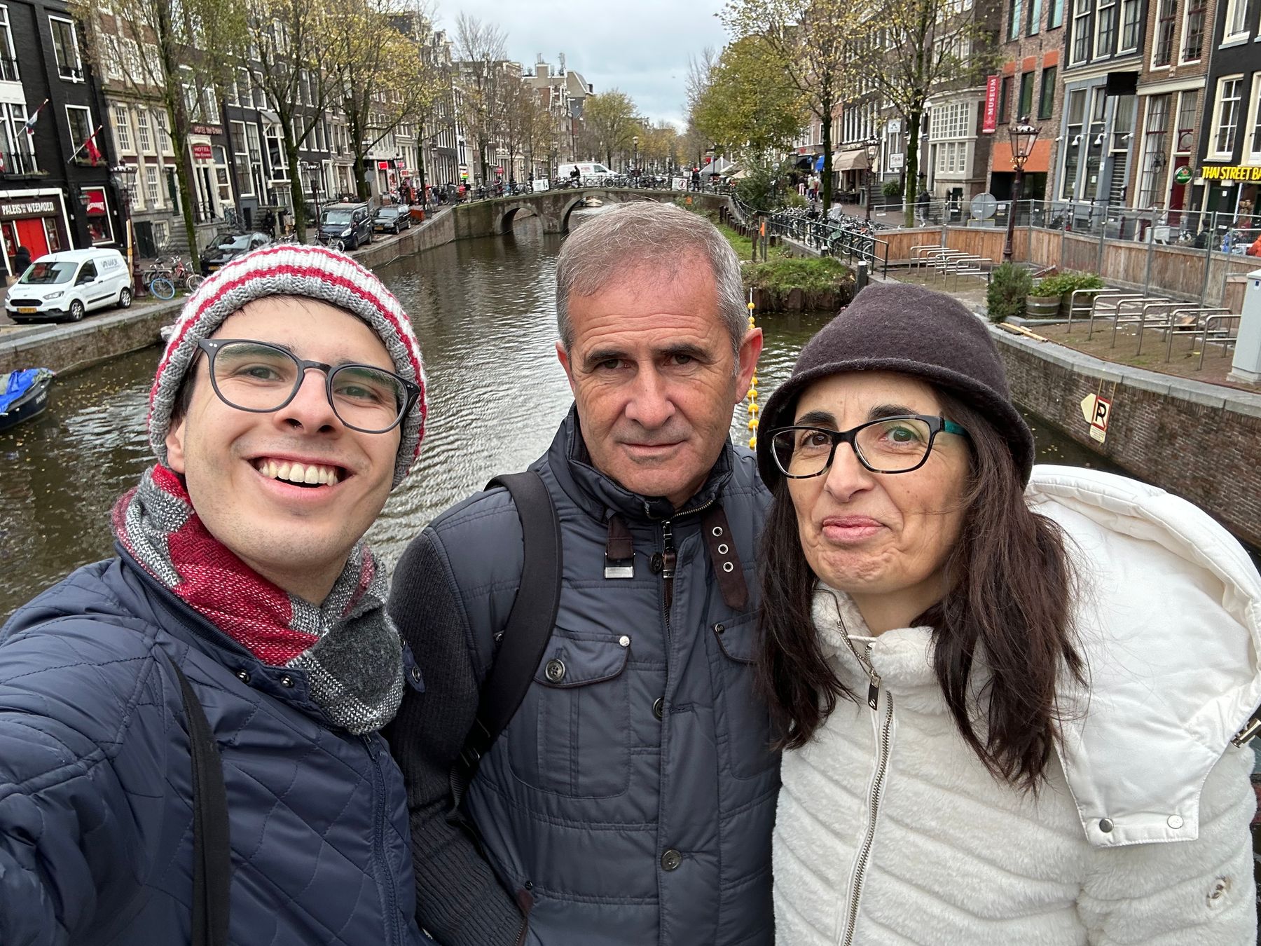 Parents at Amsterdam Canals Parents at Amsterdam Canals