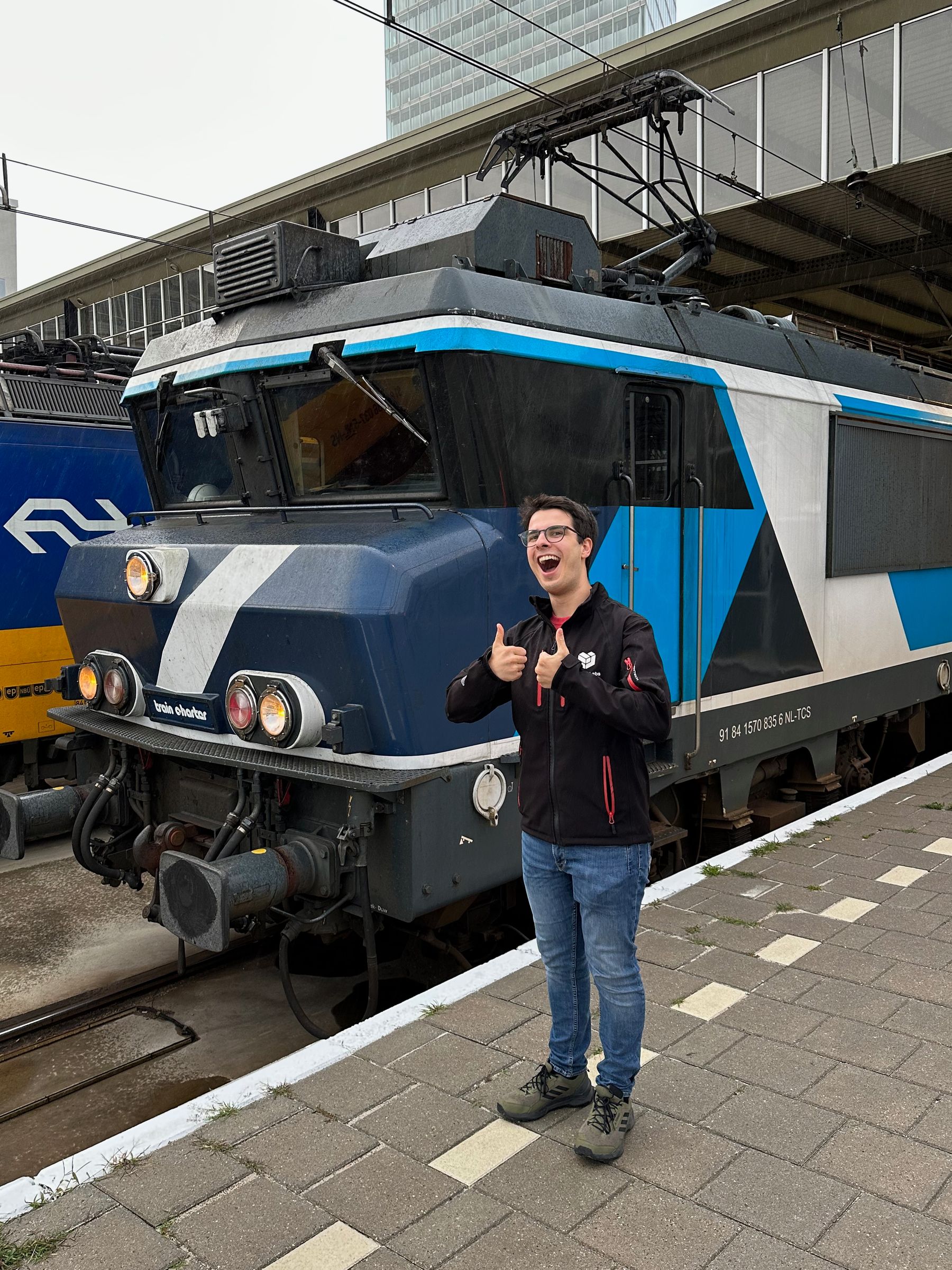 Me, and the Dinner Train Locomotive Me, and the Dinner Train Locomotive