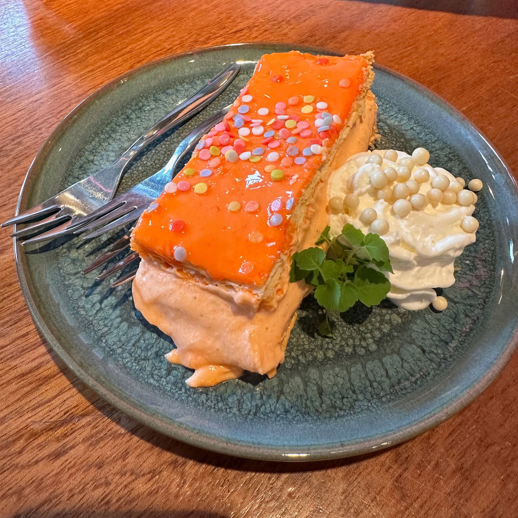 Remembering the handmade tompouce I ate in April