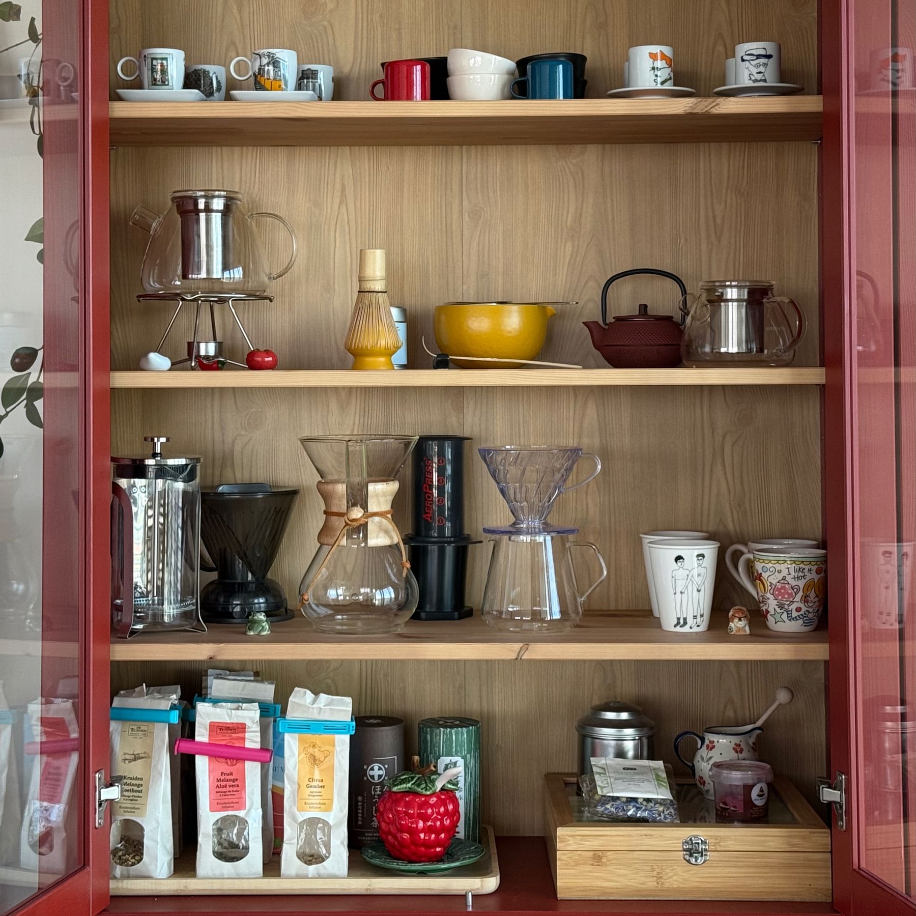 Coffee & Tea Cupboard