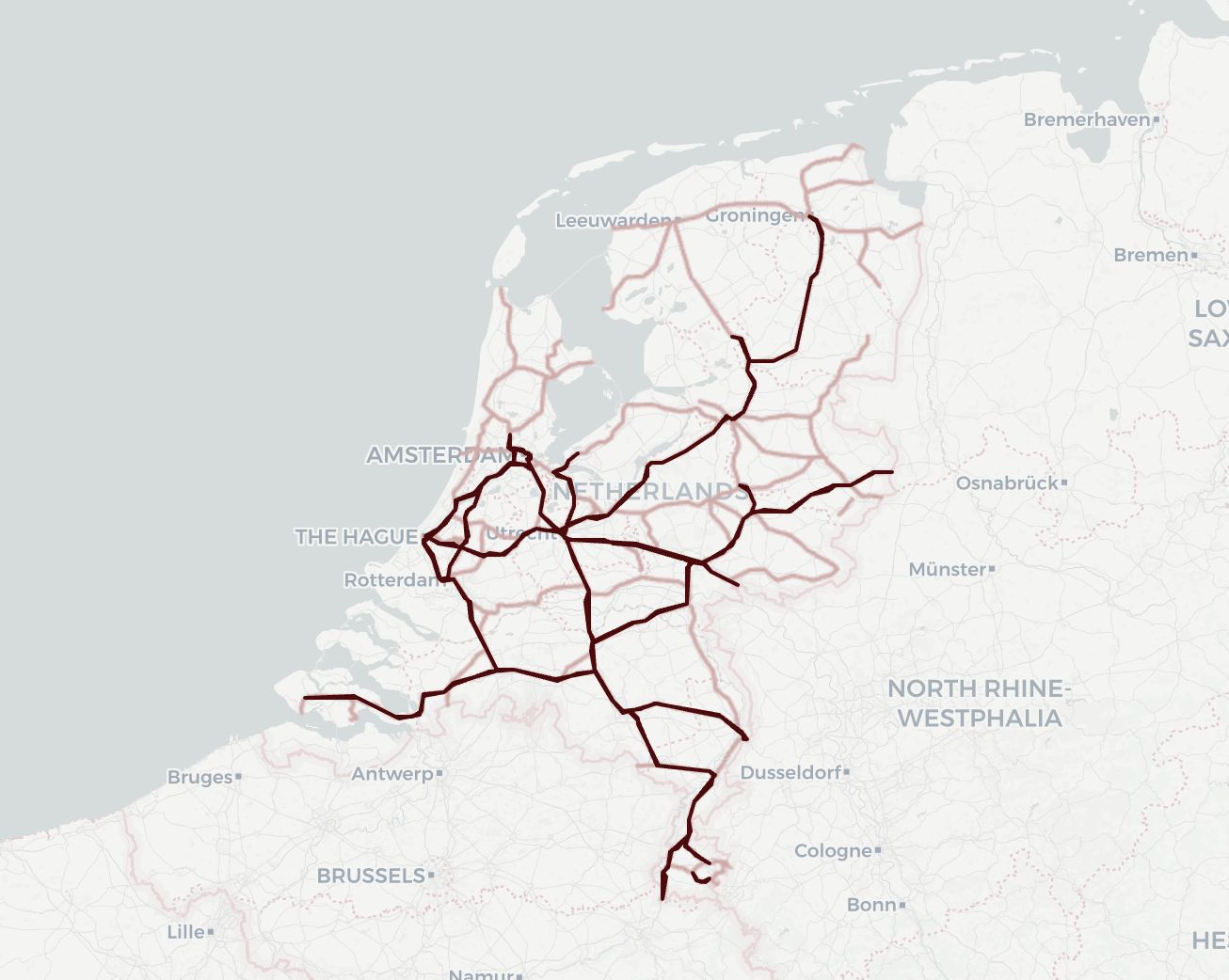 My Coverage of the Dutch Rail Network